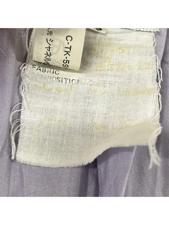 Chanel Jacket 38 M Light Gray Spring Autumn - Picture 4 of 13